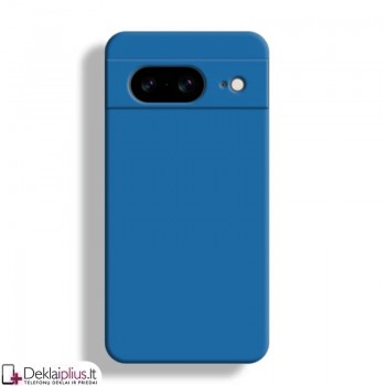 Liquid Air silikoninis mėlynas dėklas - su kameros apsauga (Google Pixel 8A)